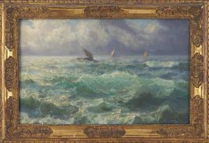 HIRSCHFELD Emil Benediktoff 1867-1922,Paysage de tempête,Adjug'art FR 2023-07-08