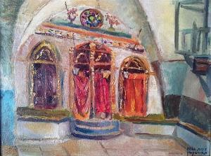 HIRSCHKORN R,Ha'ari Hakadosh Synagogue in Safed,1944,Matsa IL 2013-09-10