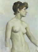 HIRST Norman 1862-1956,female nude,Burstow and Hewett GB 2013-09-25