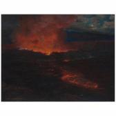 HITCHCOCK David Howard 1861-1943,Kīlauea Volcano at Night (Halemaʻumaʻu),1893,Bonhams GB 2025-08-06