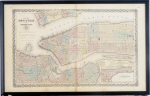 HITCHENS Joseph 1838-1893,Map of New York and the Adjacent Cities,Christie's GB 2008-10-01