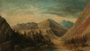HITCHENS Joseph 1838-1893,Mountain Landscape,Weschler's US 2014-12-05