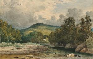 HITCHINGS Henry 1824-1902,River View,1875,Skinner US 2014-05-16