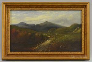 HITCHINGS Henry 1824-1902,Valley Path with Figures,1861,Skinner US 2017-11-17