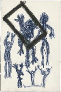 HITZLER Franz 1946,2 figurative Kompositionen,1982,Galerie Bassenge DE 2023-06-09