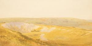 HIVE Henry George 1811-1895,Downland Landscapes,1834,Simon Chorley Art & Antiques GB 2023-06-27