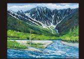 HIYOSHI Hiroshi,Kamikochi in early summer,Mainichi Auction JP 2009-05-09