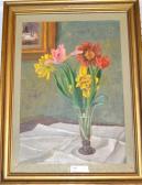 HJELM Birger,blomsterstilleben,Crafoord SE 2012-02-18