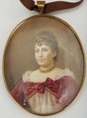 HJELM Fanny 1861-1940,Porträtt av Gerda Vult von Steyen,Uppsala Auction SE 2015-03-17