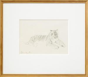 HJORTH Bror 1894-1968,Tiger,Stockholms Auktionsverket SE 2011-10-25