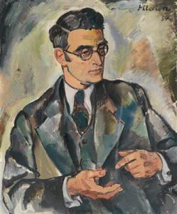 HLAWA Stefan 1896-1977,Portrait of a gentleman,1934,Palais Dorotheum AT 2018-06-28