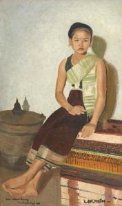 HOANG LAP NGON 1910-2006,PORTRAIT OF A LAOTIAN GIRL IN VIENTIANE,1940,Christie's GB 2016-11-27