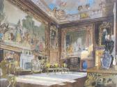 HOAR Harold Frank,The Queen's Audience Chamber at Windsor Castle,1967,Woolley & Wallis 2009-06-17