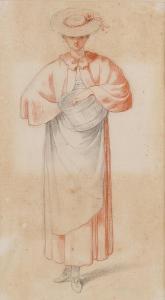 HOARE Mary 1744-1820,Study of a lady holding a bucket; A lady holding,Bellmans Fine Art Auctioneers 2023-10-10