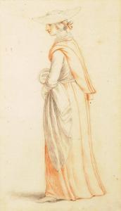 HOARE Mary 1744-1820,STUDY OF A WOMAN IN A BONNET,Mellors & Kirk GB 2013-03-06