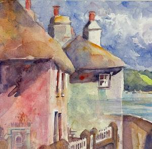 HOARE PAUL 1952,St Mawes Cottages,David Lay GB 2024-01-07