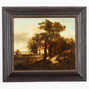 HOBBEMA Meindert 1638-1709,Paesaggio con mulino,Wannenes Art Auctions IT 2023-09-25