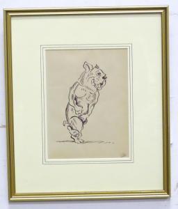 HOBBS Peter 1930-1994,study of a cartoon dog,20th century,Claydon Auctioneers UK 2023-11-19