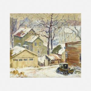 HOBBY Jess Carl 1871-1938,From Studio Window,1934,Rago Arts and Auction Center US 2021-12-08