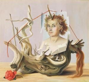 HOBDELL Leslie Roy 1911-1961,Surrealist Portrait of a Lady,1959,Bonhams GB 2022-11-23