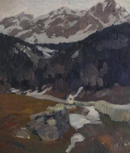 HOCH Franz Xaver 1869-1916,Giornata grigia,Galleria Pananti Casa d'Aste IT 2023-04-21