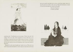 HOCKNEY David 1937,Rapunzel 1969, from Illustrations for Six Fairy Ta,Rosebery's GB 2024-04-23