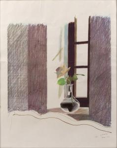 HOCKNEY David 1937,Rose in a window,Mallams GB 2024-03-27