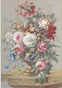 HODGES J.E 1800-1800,Still lives of tulips, peonies and other mixed flo,Christie's GB 2003-08-28