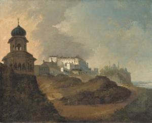HODGES William 1744-1797,View of the Palace of Nawab Asaf-ud-daulah at Luck,Christie's GB 2003-09-24
