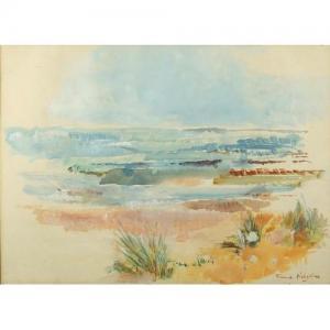 HODGKINS Thomas Francis 1835-1903,Coastal scene,Eastbourne GB 2017-10-14
