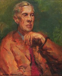 HODGKINSON Alexander 1900-1900,Portrait of the conductor Alec Dempster,1955,Mallams GB 2017-10-18