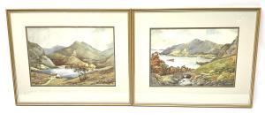 HODGKINSON Cecil Thomas 1895-1979,Serene Loch Landscapes,David Duggleby Limited GB 2021-10-23