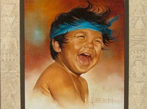 hoebel beverly 1900,A Portrait of a Native American Child,Bonhams GB 2008-02-10