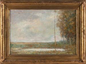 HOEBER Arthur 1854-1915,Tonalist landscape,Eldred's US 2023-07-28