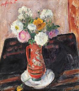 HOEFLICH Valentin 1910-1997,Vase with Flowers,Artmark RO 2018-06-19