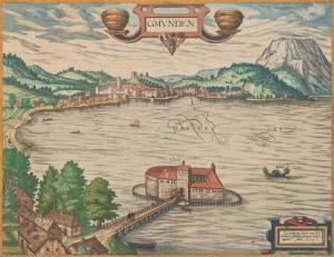 HOEFNAGEL Joris 1542-1600,Gmunden,im Kinsky Auktionshaus AT 2022-12-06
