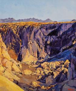 Hoefsloot Ted 1930-2013,Scene at Augrabies Nat Park,5th Avenue Auctioneers ZA 2022-06-05
