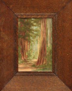 HOEN Elisabeth 1868-1955,Redwoods,1905,Clars Auction Gallery US 2009-04-04