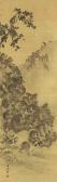 HOEN HIRAYOSHI 1800-1800,Eine Affenhorde unter einem Kaki-Baum beim Naschen,Lempertz DE 2013-06-07