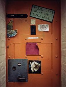 HOFER Evelyn 1922-2009,Cell door, Parkhurst Prison, England,1974,Swann Galleries US 2022-10-20