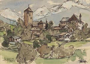 HOFER Toni 1903-1979,Schloss Tirol,Palais Dorotheum AT 2014-05-14