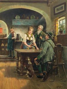 HOFF Jakob 1838-1892,Tavern scene,im Kinsky Auktionshaus AT 2019-10-22