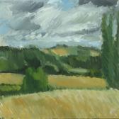 HOFF Ulrik 1938-2023,Landscape with drifting clouds,Bruun Rasmussen DK 2012-12-03