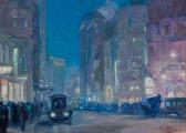 HOFFBAUER Charles Constantine 1875-1957,New York Street Scene,Shannon's US 2014-05-01