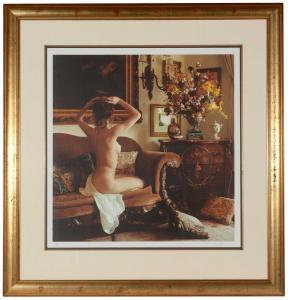 HOFFMAN Douglas William 1945,Nude with still life,Anderson & Garland GB 2021-08-12