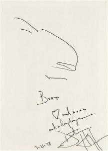 HOFFMAN Dustin 1937,Self-portrait,1978,Bloomsbury New York US 2009-09-24