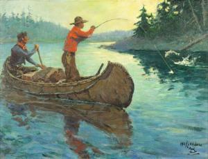 HOFFMAN Frank B 1888-1958,Angler's Paradise,Jackson Hole US 2023-09-16