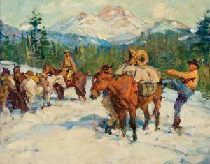 HOFFMAN Frank B 1888-1958,Packing Out,Scottsdale Art Auction US 2024-04-12