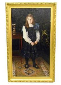 HOFFMAN Gustave Adolph,Portrait of Pauline Denison Hoffman,1903,Winter Associates 2014-09-08
