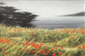 HOFFMAN Helen Bacon 1930,Poppies and cypress,Bonhams GB 2010-07-18